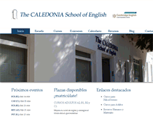 Tablet Screenshot of caledoniaschool.com